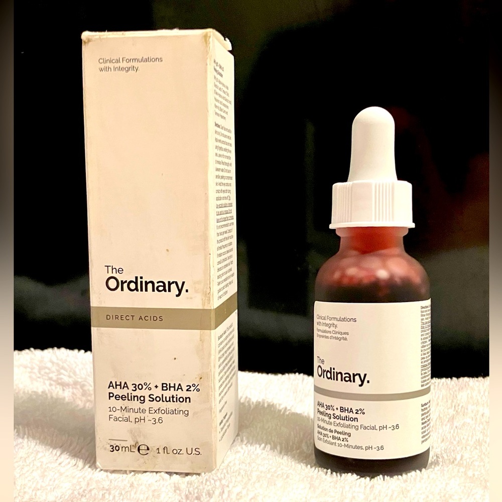 The Ordinary; AHA and BHA peel
